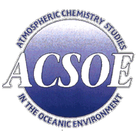 Atmospheric Chemistry Studies in the Oceanic Environment (ACSOE) Logo