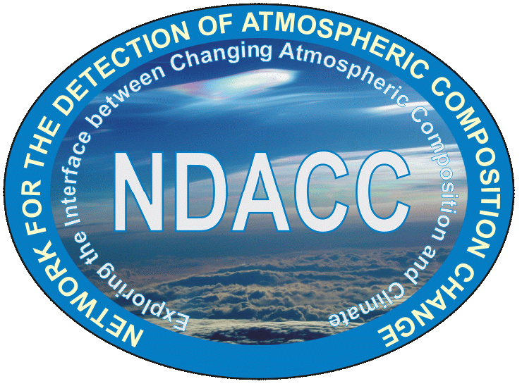 Network for the Detection of Atmospheric Composition Change (NDACC) Logo