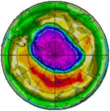 Total Ozone Mapping Spectrometer (TOMS) earth probe Logo